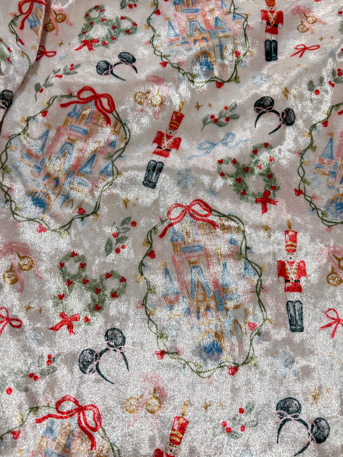 Kingdom Kringle Velvet Bandana