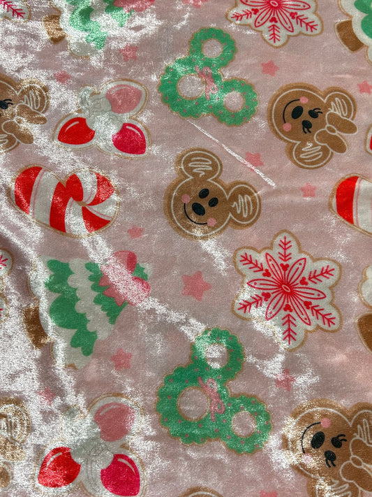Christmas Cookies Velvet Bandana
