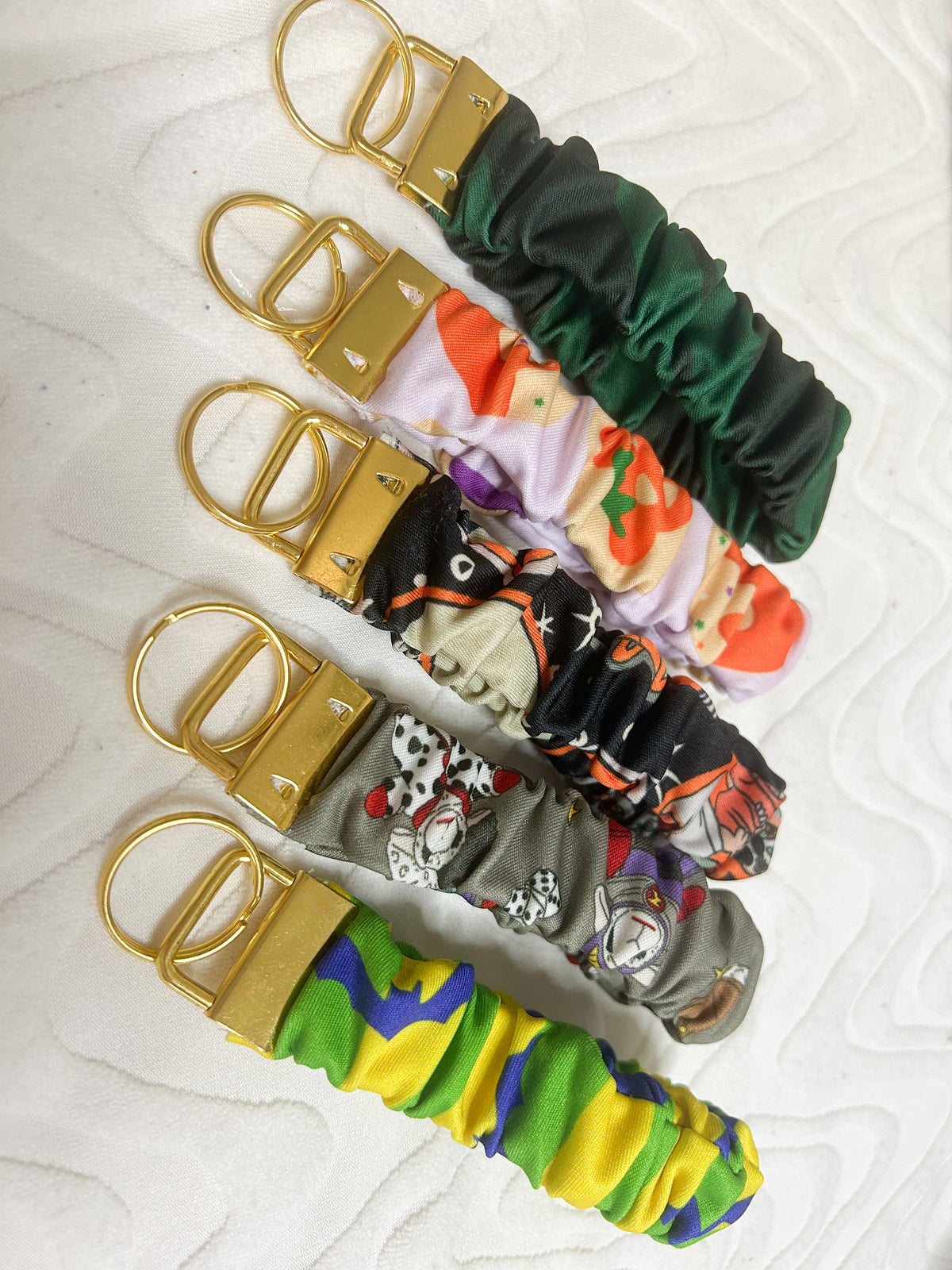 Scrunchie Keychains