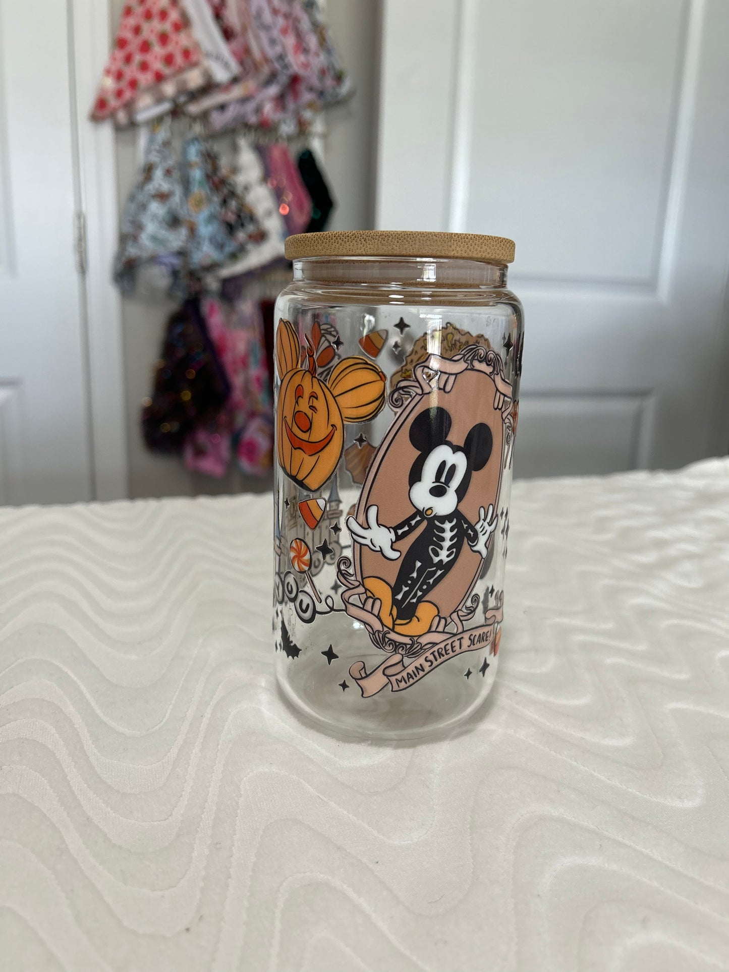 Not So Scary Iced Coffee Glass