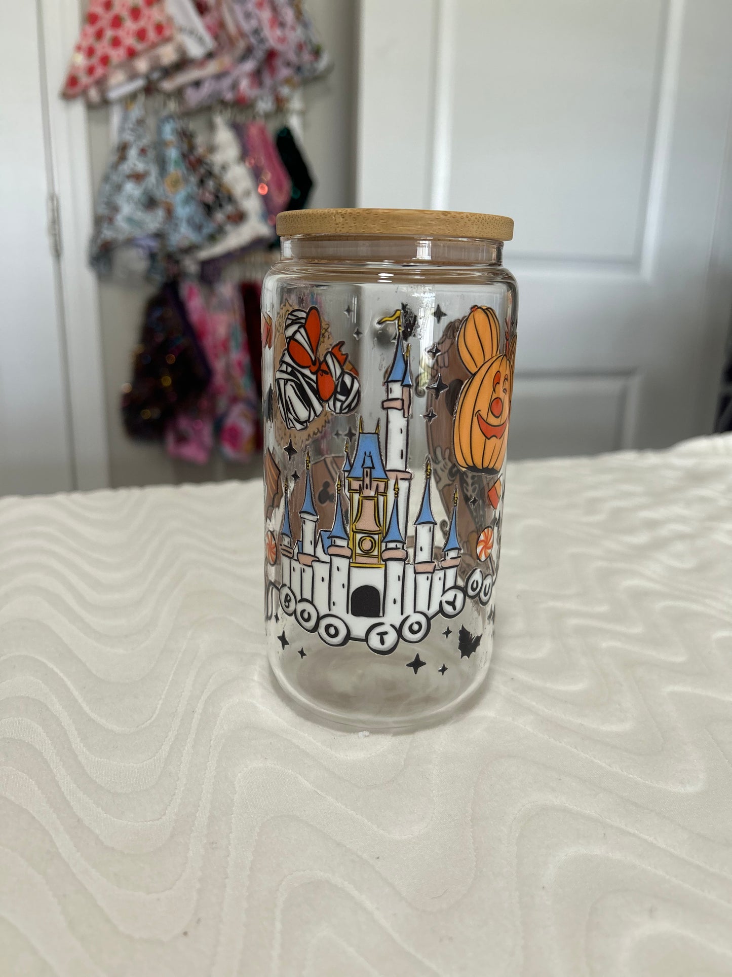 Not So Scary Iced Coffee Glass