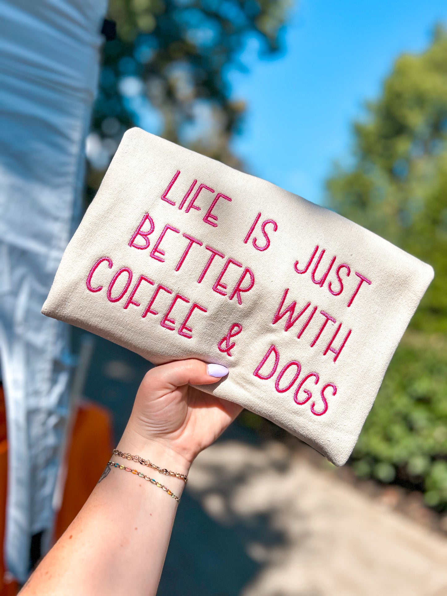 Coffee & Dogs Crewneck
