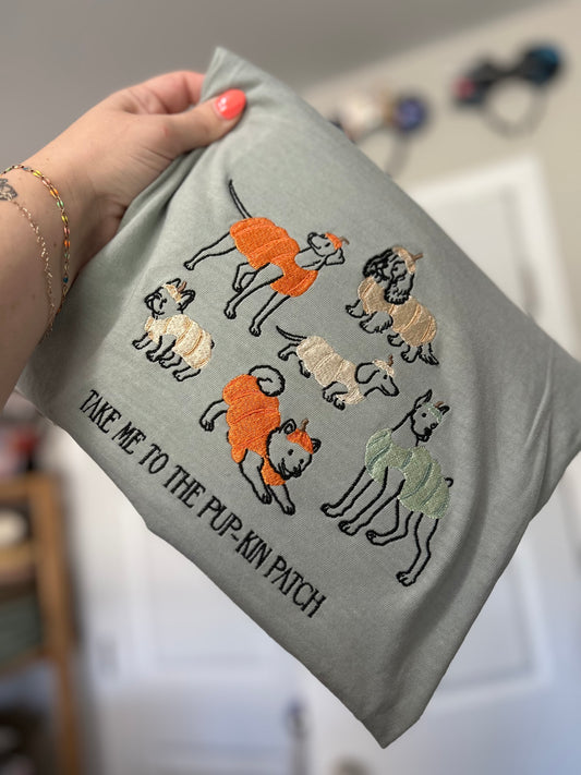 Pup-Kin Patch - Tees & Crewnecks