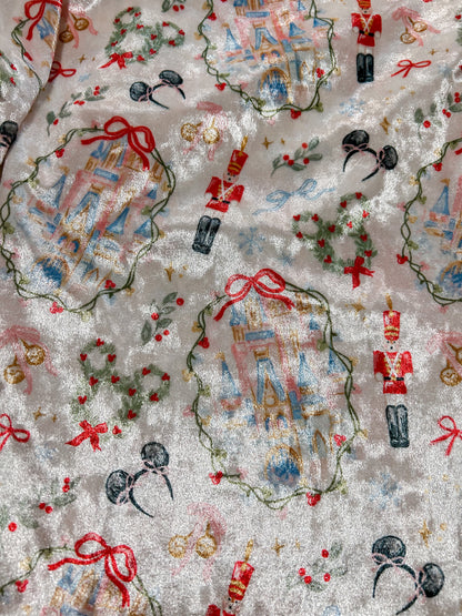 Kingdom Kringle Velvet Bandana