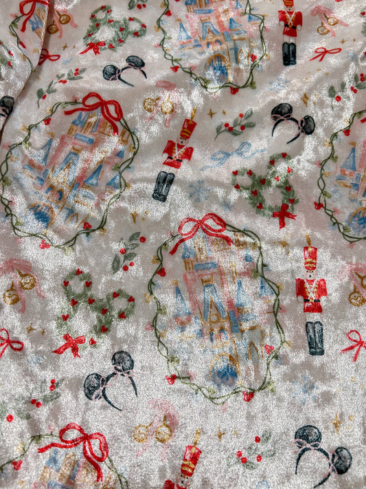 Kingdom Kringle Velvet Bandana