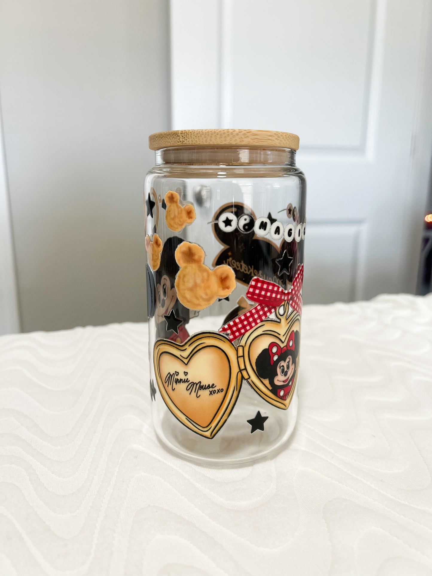 Mickey and Friends Iced Coffee Glasses