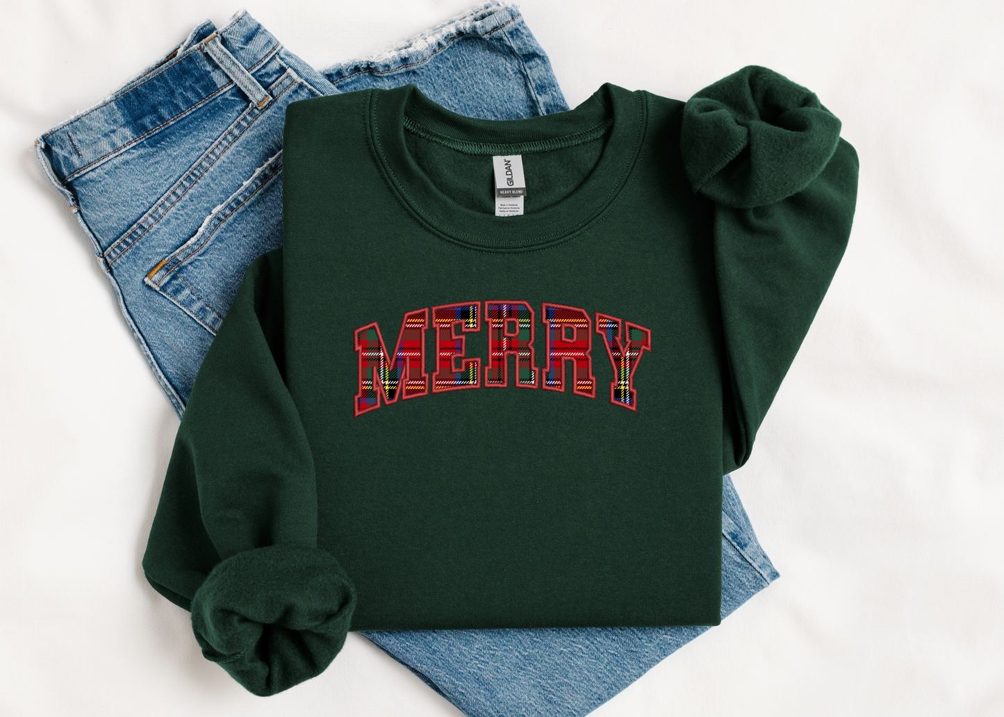 Merry Applique Crewneck