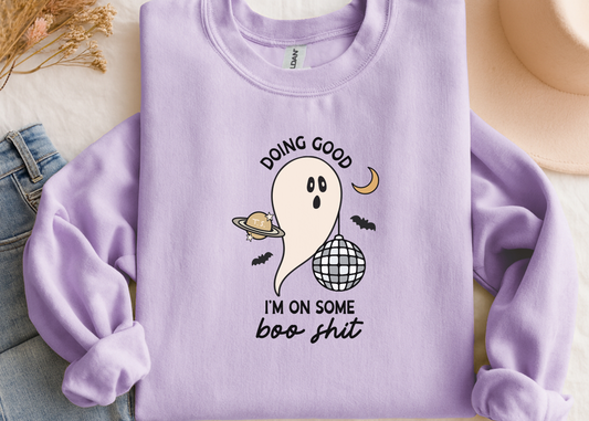 A Ghostly Scene Crewneck