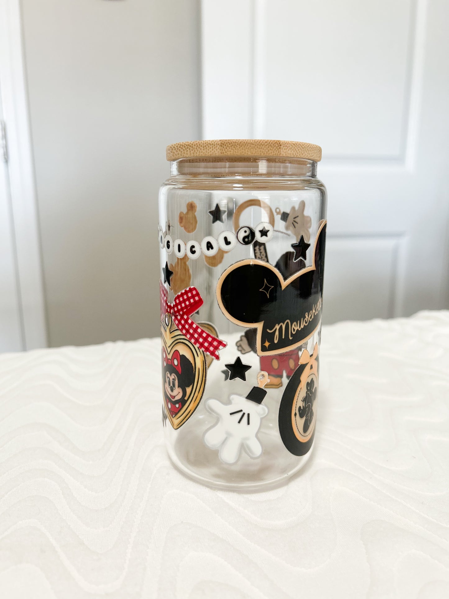 Mickey and Friends Iced Coffee Glasses