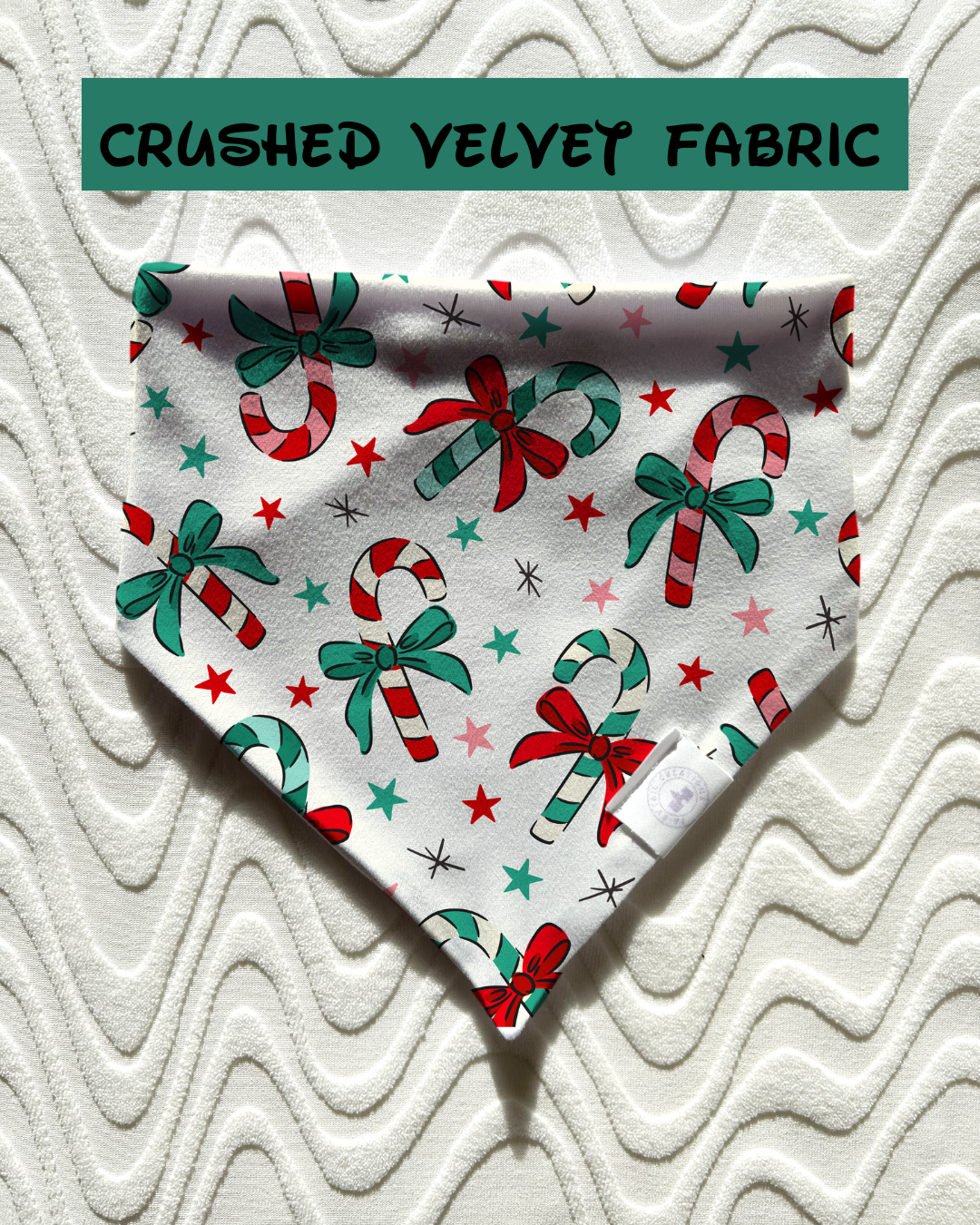 Coquette Candy Cane Bandana
