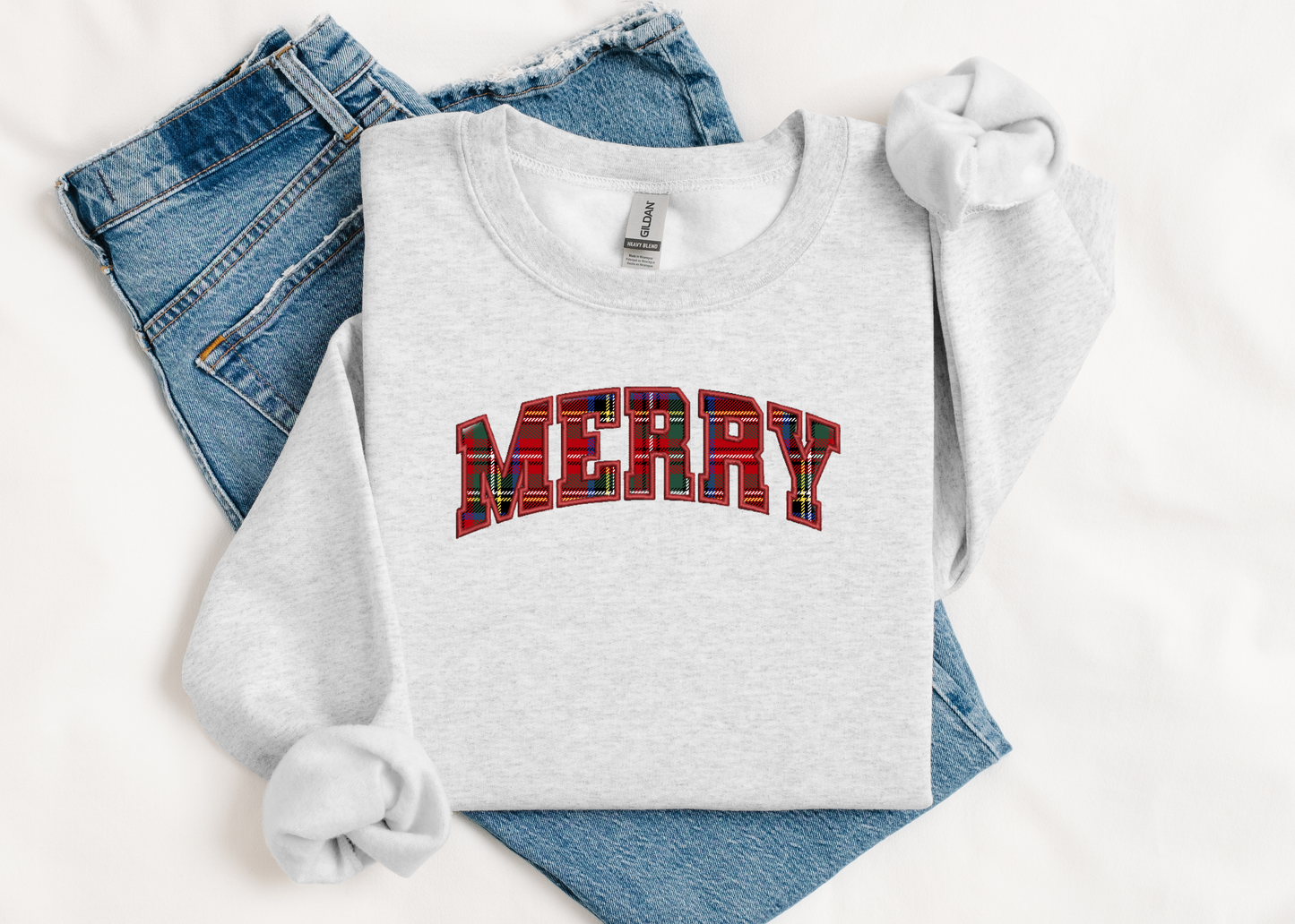 Merry Applique Crewneck