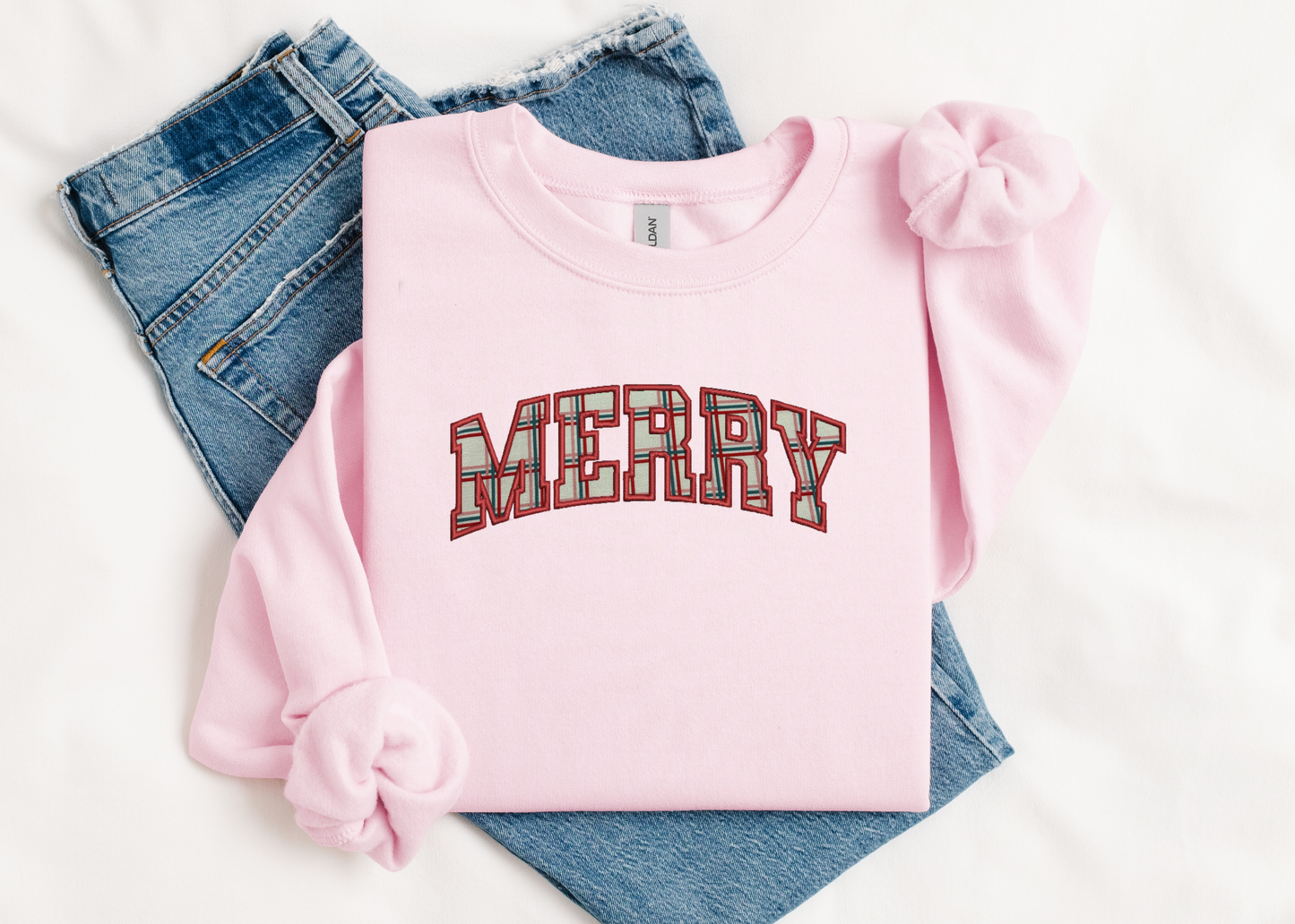 Merry Applique Crewneck