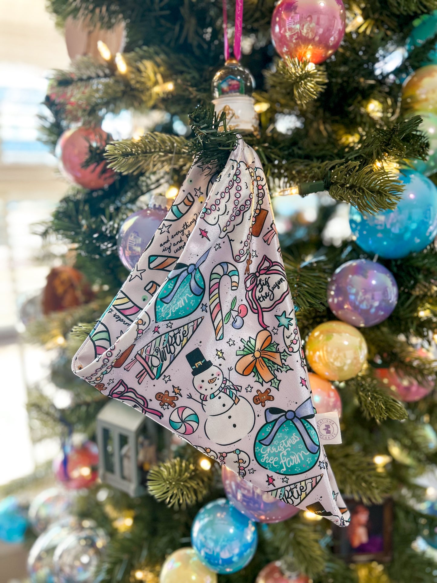 Christmas Tree Farm Bandana - Reversible