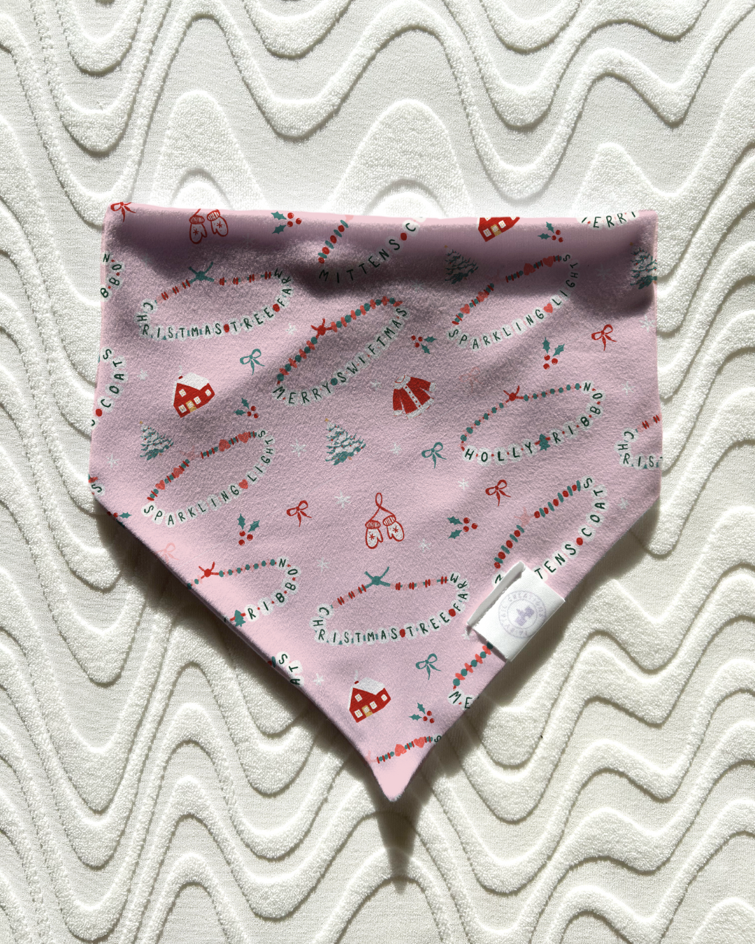 Holly and Ribbon Bandana