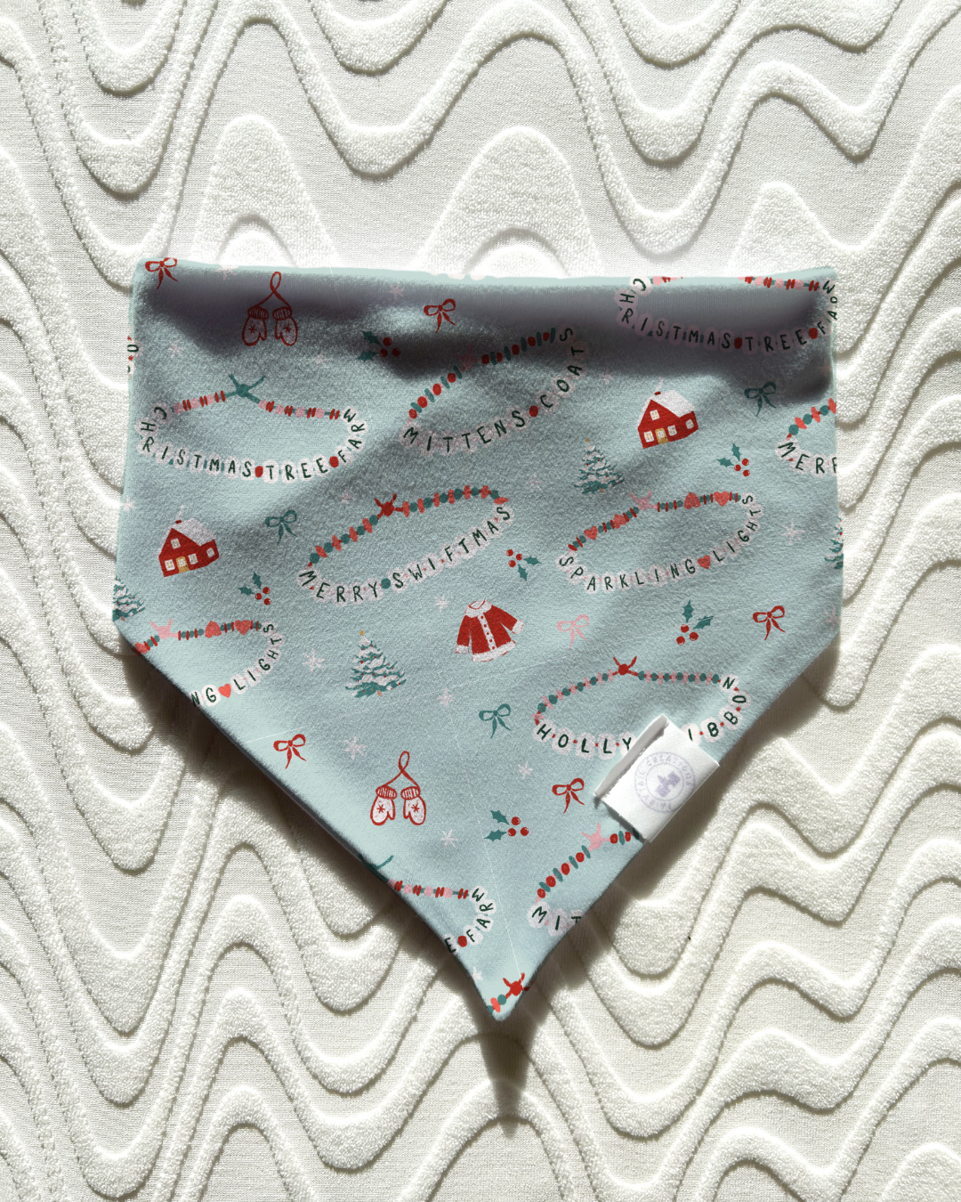 Holly and Ribbon Bandana