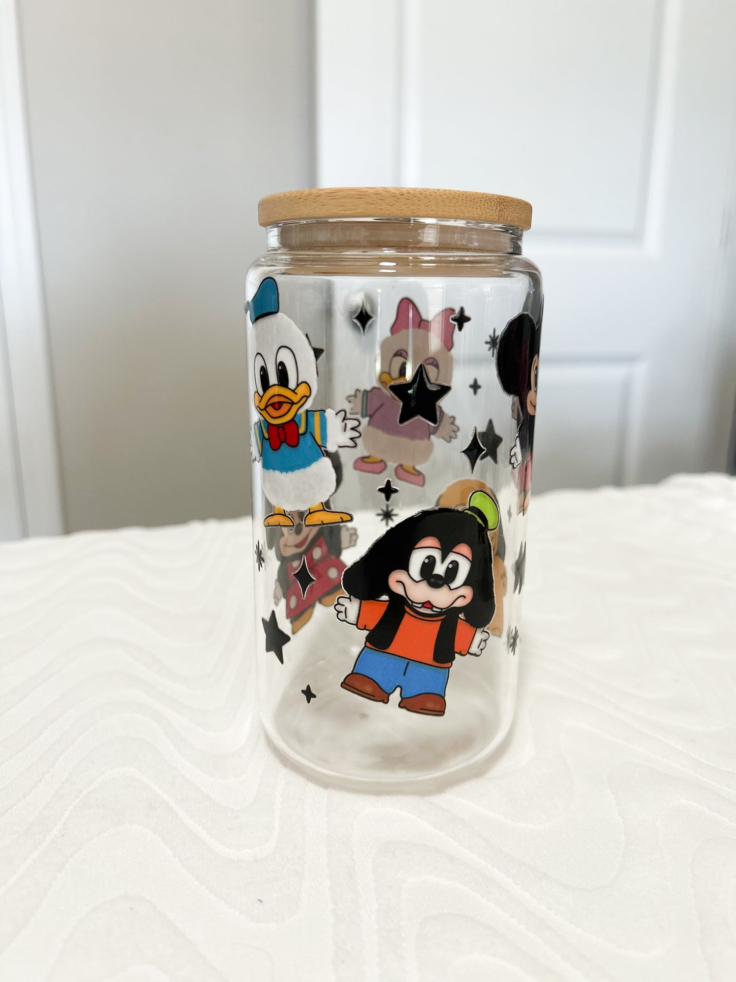 Mickey and Friends Iced Coffee Glasses