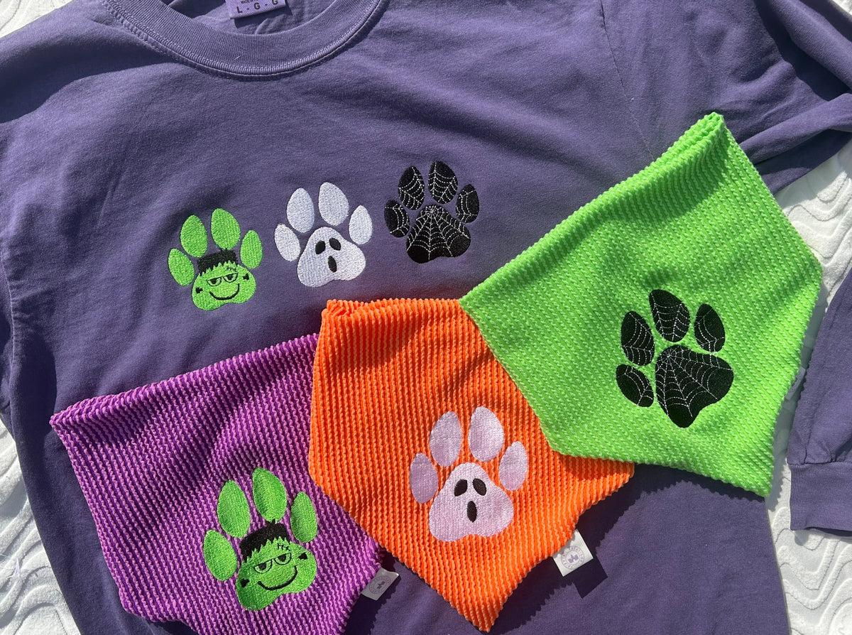 Spooky Paws Bandana