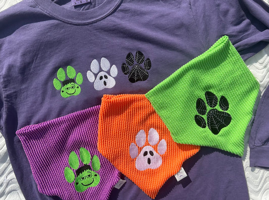 Spooky Paws Bandana