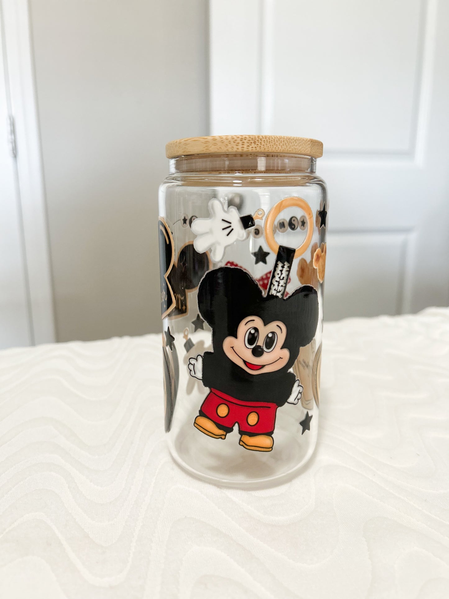 Mickey and Friends Iced Coffee Glasses