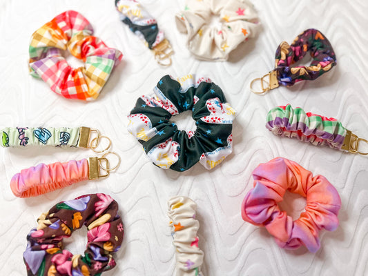 Scrunchie Keychains