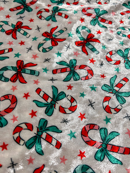 Coquette Candy Cane Bandana