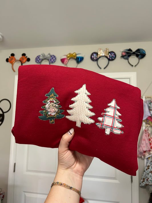 Custom Christmas Tree Crewneck