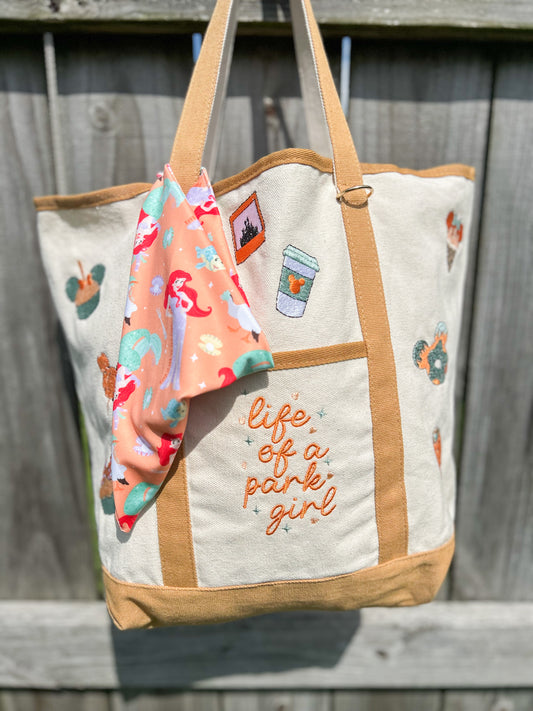Park Girl Tote Bag