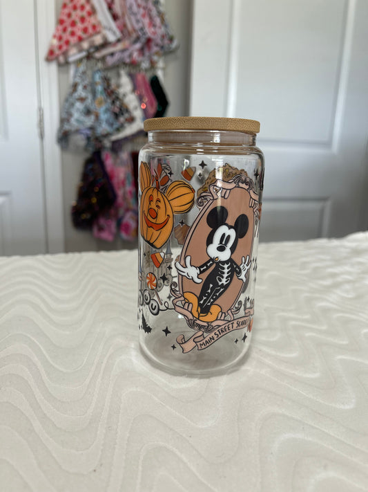 Not So Scary Iced Coffee Glass