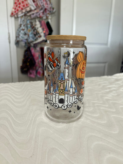 Not So Scary Iced Coffee Glass
