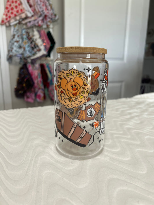 Not So Scary Iced Coffee Glass