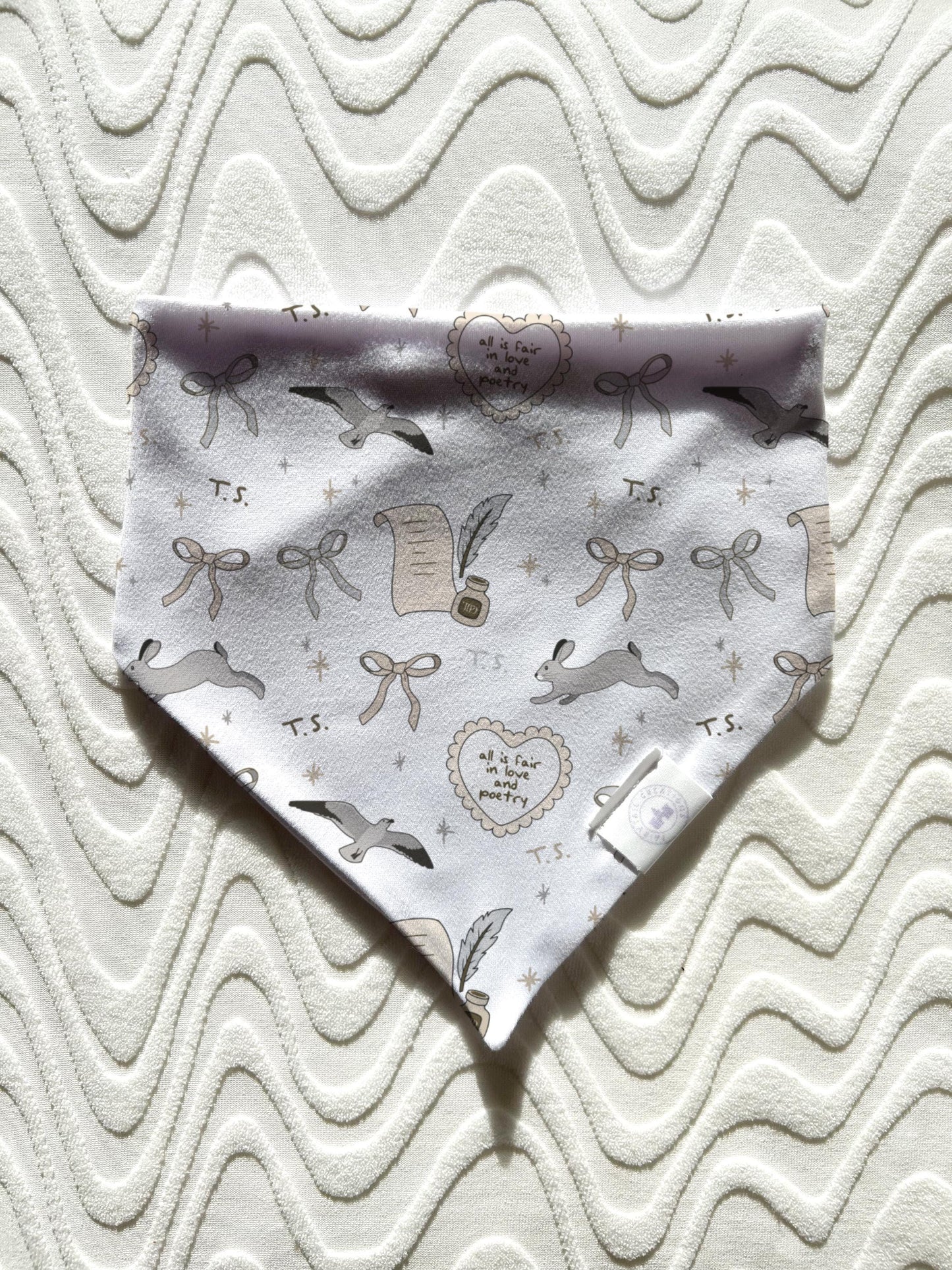 Love and Poetry Bandana