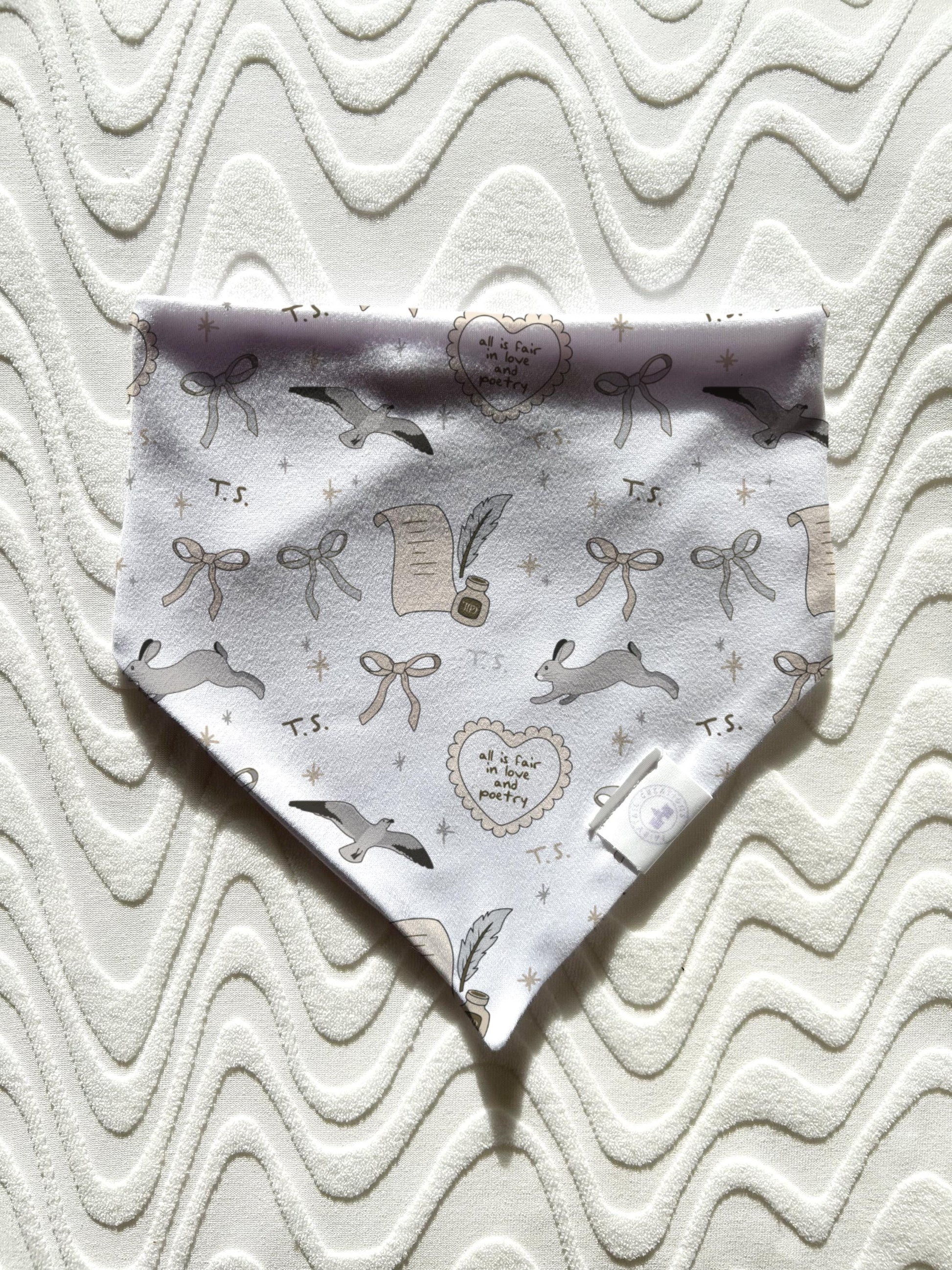 Love and Poetry Bandana