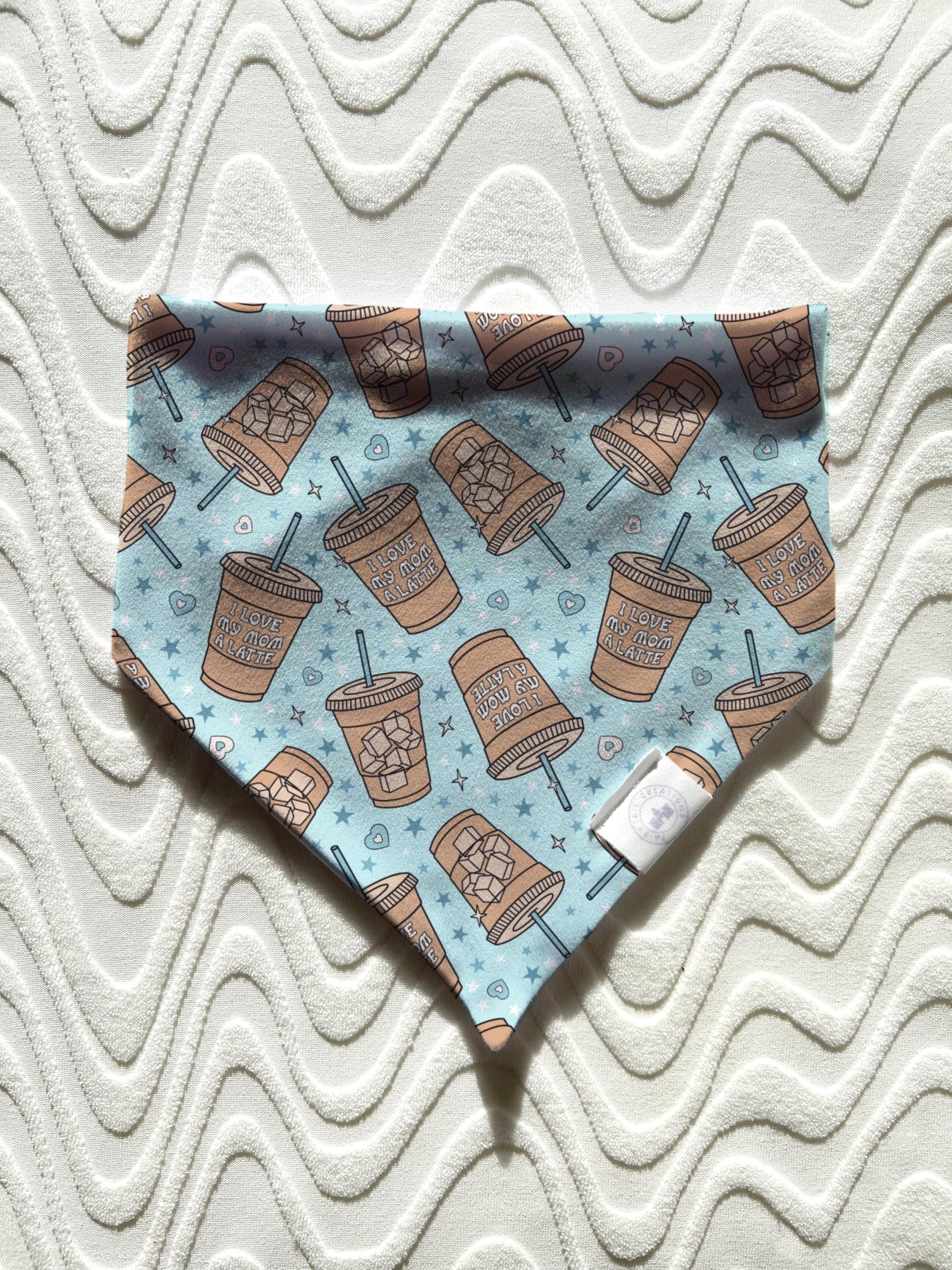 Love Mom a Latte Bandana