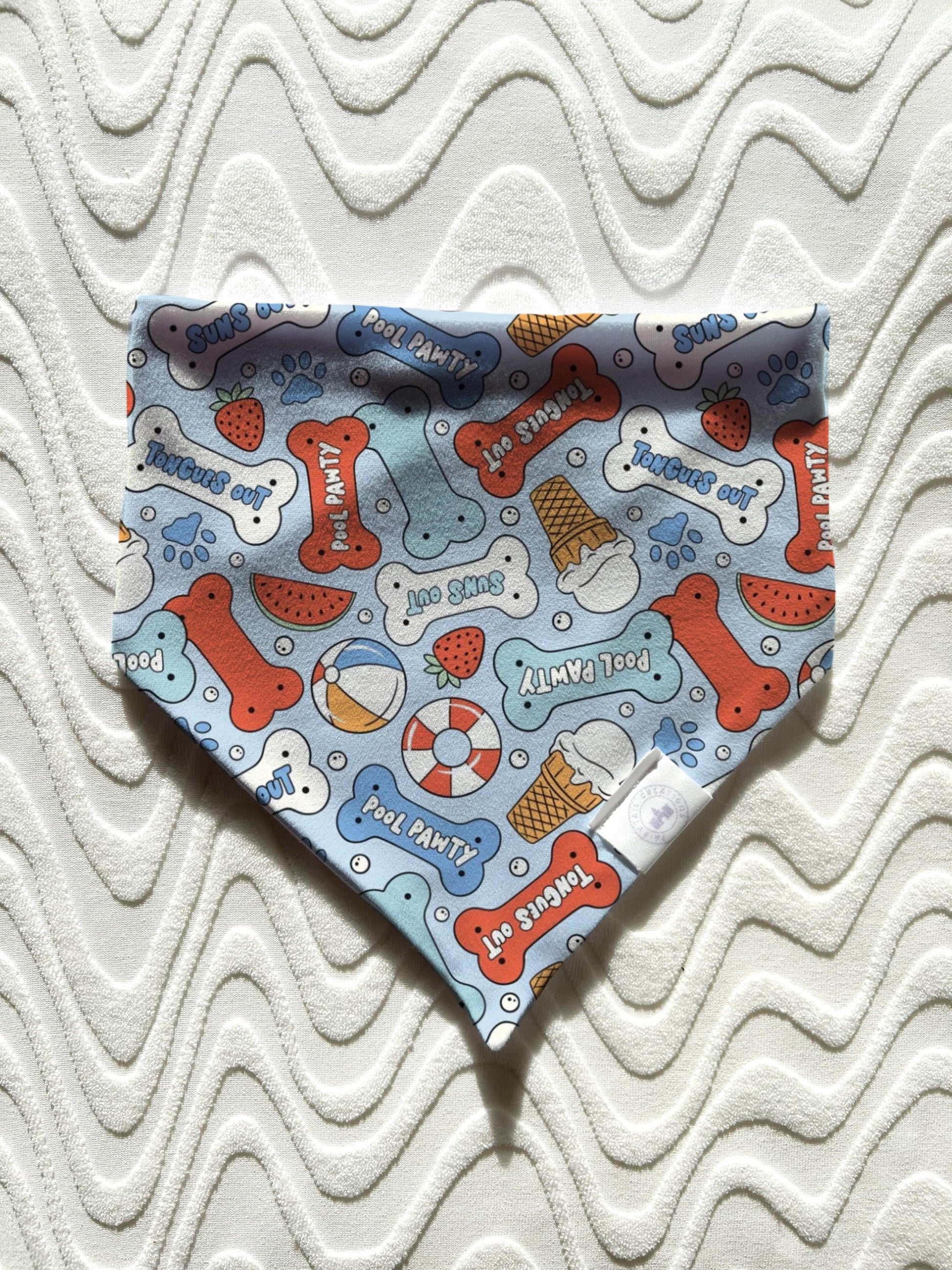 Pool Pawty Bandana
