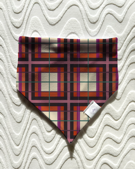 Pumpkin Plaid Bandana